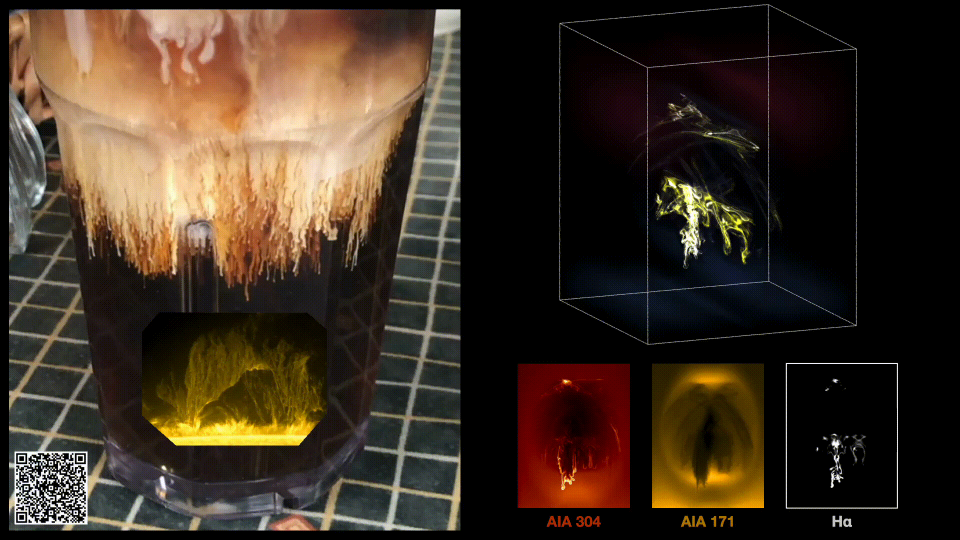 Solar filaments and a milky cup of coffee: how to mix plasma in the solar atmosphere?